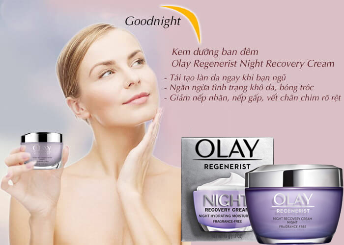 kem duong da ban dem olay regenerist night recovery cream moisturize my 48g anh 0001