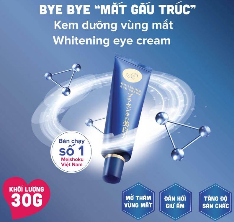 Ảnh Kem Trị Thâm Mắt Meishoku Whitening Eye Cream 30g