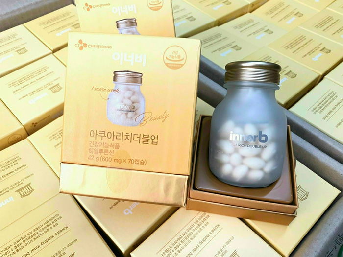 vien uong cap nuoc aqua rich innerb cheiljedang han quoc 56 vien anh 01